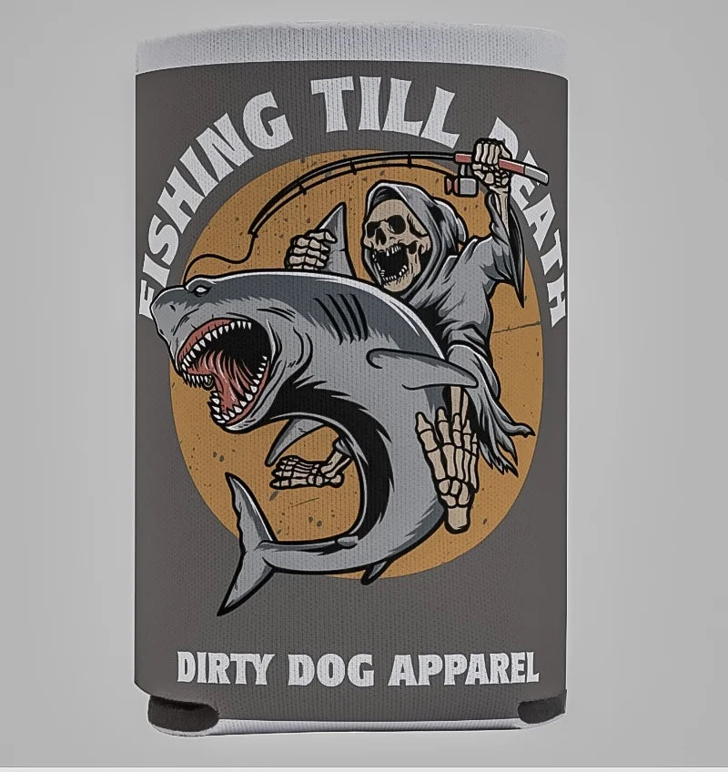 Fish Till Death - Stubby Cooler
